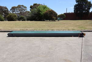 Grey Motorised Belt Conveyor - 6m long