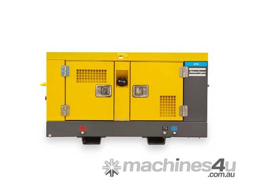 caption ATLAS COPCO U75 Utility Series 8 Air Compressor