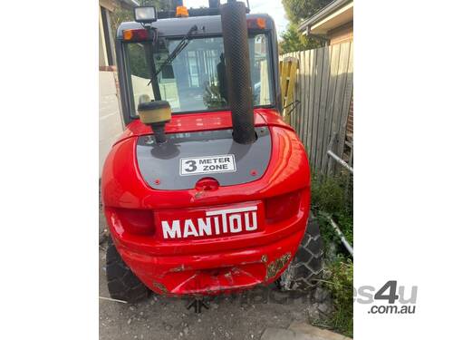 caption 2004 Forklift Manitou MH25-4 4502 hrs