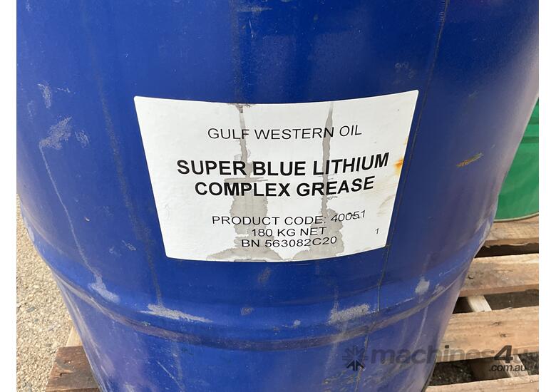 Used 2x 50gal Drums of Grease Oil (1100912) - Listed on Machines4u
