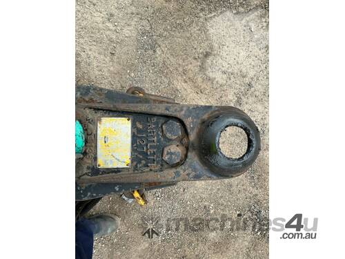 1991 Lombardi Single Axle Curtainside Pig Trailer