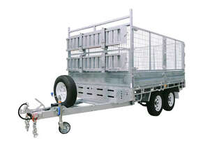 10X7 Hot-Dip Galvanised Flat Top Trailer 3500KG ATM with Ramps