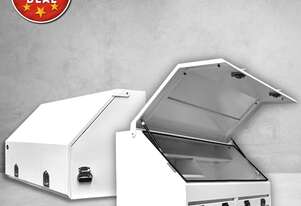 2 X Fully Enclosed 4 Drawer 1500Mm Monster Truck Tool Box (White) (Combo Deal)