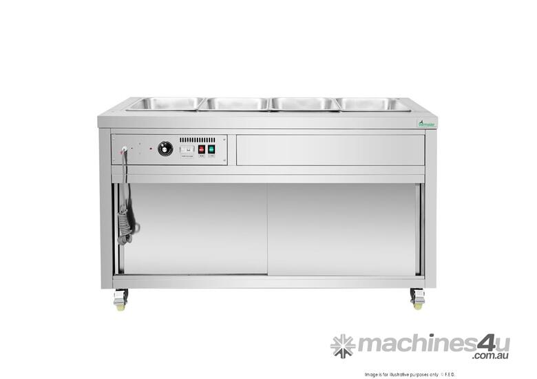 PG150FE-XB Thermaster Premium Wet and Dry Bain Marie Food Display 4x1/1 GN Pans