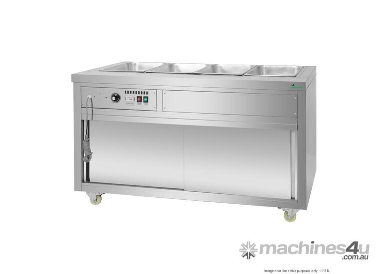PG150FE-XB Thermaster Premium Wet and Dry Bain Marie Food Display 4x1/1 GN Pans
