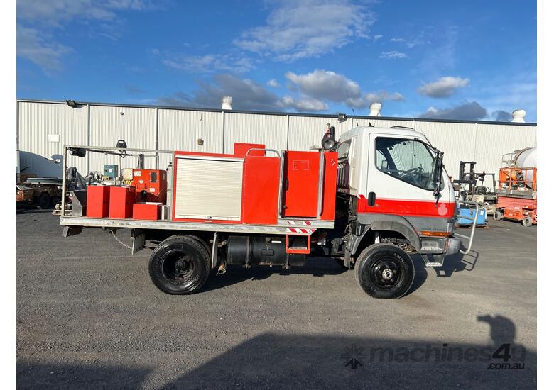 caption 1996 Mitsubishi Canter 4X4 Rural Fire Truck