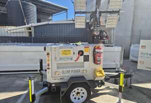 2025 Globe Power GP160K-H Mini Hybrid Lighting Tower | 160,000 Lumens | 5kWh Battery