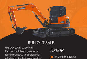 Doosan DX80R Tracked-Excav Excavator