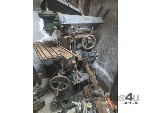 Vintage Milling Machine w Tool Sharpener 