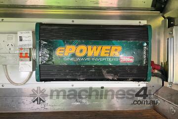 2018 Mitsubishi Fuso Canter Crew Cab Service Body / Crane Truck