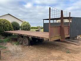 Homemade Dual Axle Flat Bed Trailer **Located Werribee South** - picture0' - Click to enlarge