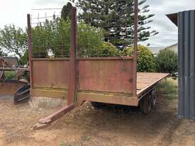Homemade Dual Axle Flat Bed Trailer **Located Werribee South** - picture0' - Click to enlarge