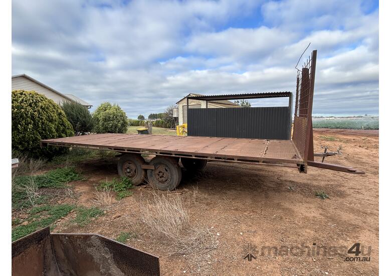 Homemade Dual Axle Flat Bed Trailer **Located Werribee South**