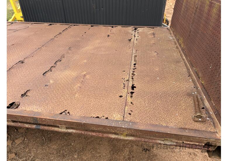 Homemade Dual Axle Flat Bed Trailer **Located Werribee South**