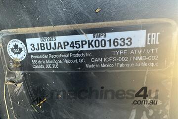 2023 Can-Am Defender Pro All Terrain Vehicle (4x4)