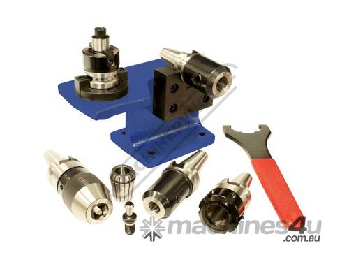 BT30 CNC Starter Tooling Package Deal  Includes Drill Chuck, Collet Chuck, Side Locks & Face Mill Ho