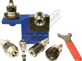 BT30 CNC Starter Tooling Package Deal  Includes Drill Chuck, Collet Chuck, Side Locks & Face Mill Ho - picture0' - Click to enlarge