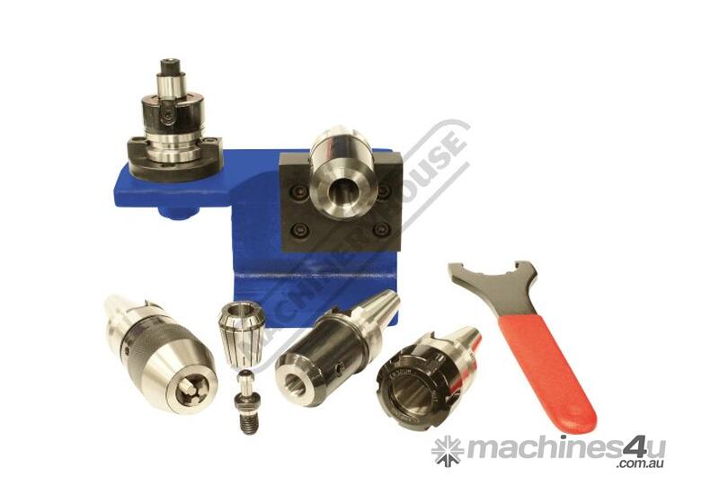 BT30 CNC Starter Tooling Package Deal  Includes Drill Chuck, Collet Chuck, Side Locks & Face Mill Ho