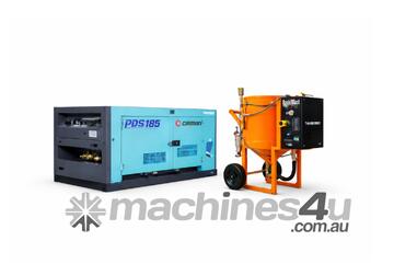 RapidBlast SD80 Hi-Flow with Airman PDS185 Compressor Package