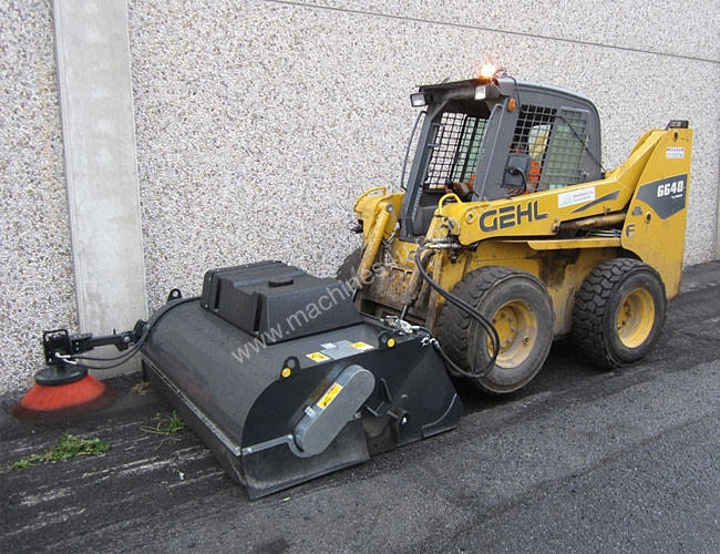 New 2015 himac Skid Steer Bucket Broom Skid Steer Broom in , Listed