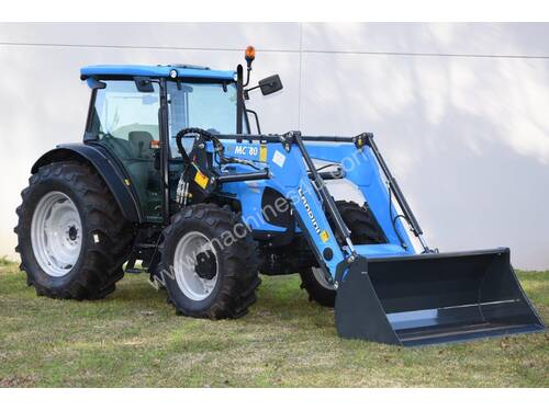 Landini Powerfarm 110 RPS 4WD cab with 4 in 1 loader