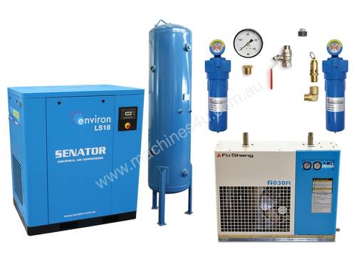Senator 18 kW Air Compressor Professional Package