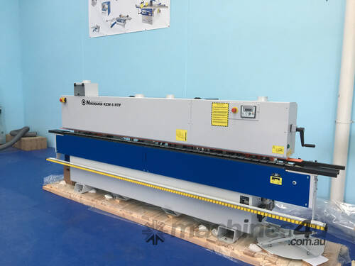 NikMann RTF edge banding machine with corner rounder and pre milling from Europe