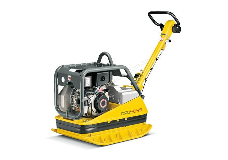 caption WACKER NEUSON DPU4045YEHZF 380KG REVERSIBLE DIESEL PLATE COMPACTOR