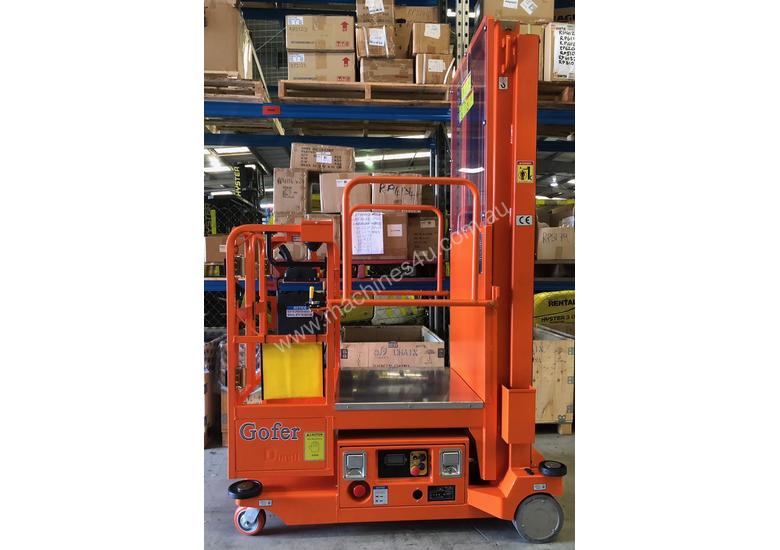 caption Brand New Electric Aerial Order Picker