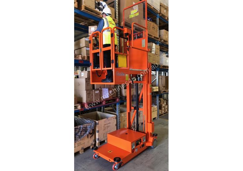 caption Brand New Electric Aerial Order Picker