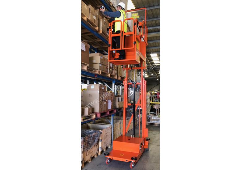caption Brand New Electric Aerial Order Picker