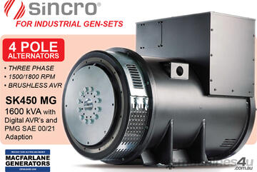 MACFARLANE - Sincro SK450 MG Alternator 1600kVA