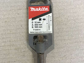 Makita Drill Bit 10mm Diameter, Overall 350 mm Shank 300 mm P-30514 - picture1' - Click to enlarge