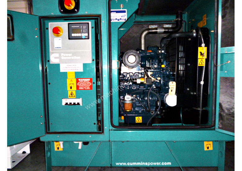 caption 15kVA Cummins Enclosed Generator Set