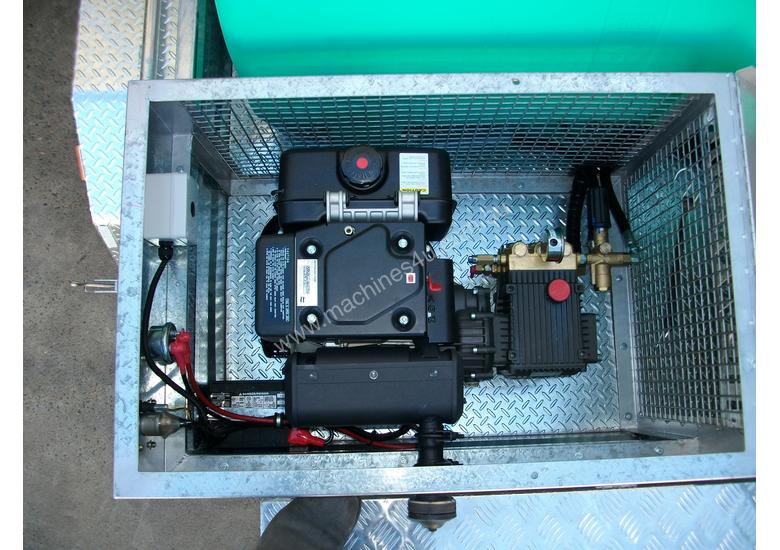 caption NEW MINE SPEC BLASTER TRAILER MOUNTED