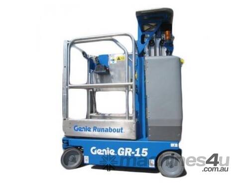 caption Genie 15 ft Manlift Vertical Lift – Compact, Reliable, and Ready for Any Task!