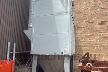 MIKRUPOL METAL DUST COMPACT UNIT. AIRTIGHT 37kw FILTER UNIT. POLEX 30hp BAGHOUSE. LEDA 6020cfm7.5hp
