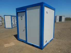 LOT # 0268 Portable Bathroom c/w Shower - picture0' - Click to enlarge