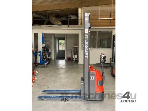 JIALIFT - 1T 3.5M Full Electric Walkie Stacker Walking Behind 