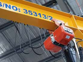 Modular Cranes 500kg Jib Crane w/ Elephant FB-3 Electric Chain Hoist 2 of 2 - picture1' - Click to enlarge