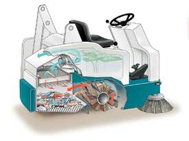 TENNANT 6200 BATTERY POWERED SWEEPER - picture0' - Click to enlarge