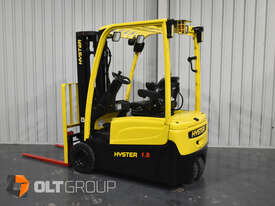 Hyster J1.8XNT Electric Forklift 1.8 Tonne 3 Wheel 4.6m Lift Height Low Hours Current Model - picture0' - Click to enlarge