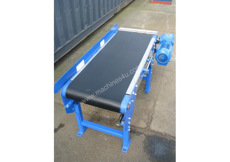 Used Flat Belt Powered Conveyor Motorised Belt Conveyor - 1 15m Long 