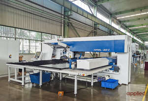 Yawei HPML-30510 Laser Punch. Punch. Form. Tap. Laser Cut. Take your production to another level.