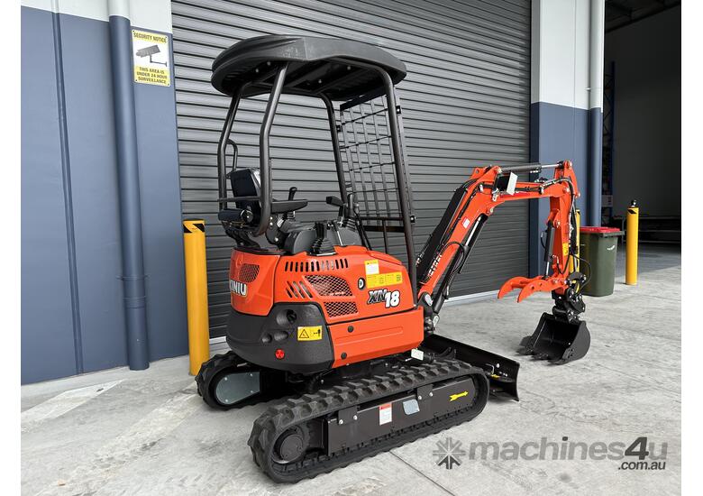 caption NEW RHINOCEROS XN18 1.8t MINI EXCAVATOR