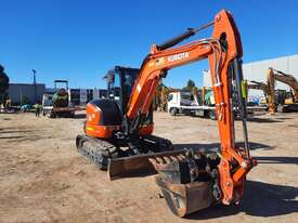 2019 KUBOTA U55-4 EXCAVATOR WITH FULL CABIN, HITCH AND BUCKETS, CIVIL SPEC WITH LOW 500 HOURS - picture2' - Click to enlarge