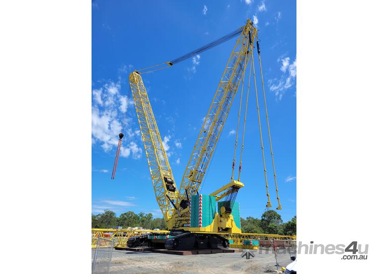 caption SANY SCC8000A Lattice Crawler Cranes