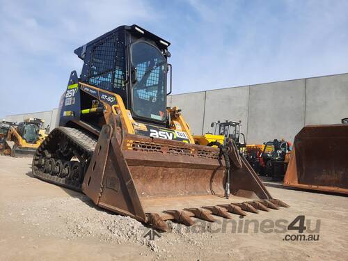 USED 2020 ASV RT50 TRACK LOADER WITH A/C CABIN, FULL CIVIL SPEC AND LOW 125 HOURS.