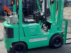 Mitsubishi 1.8 Ton LPG forklift for sale 3.7m lift height solid tyres only $7999+Gst - picture1' - Click to enlarge