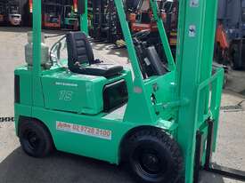 Mitsubishi 1.8 Ton LPG forklift for sale 3.7m lift height solid tyres only $7999+Gst - picture2' - Click to enlarge